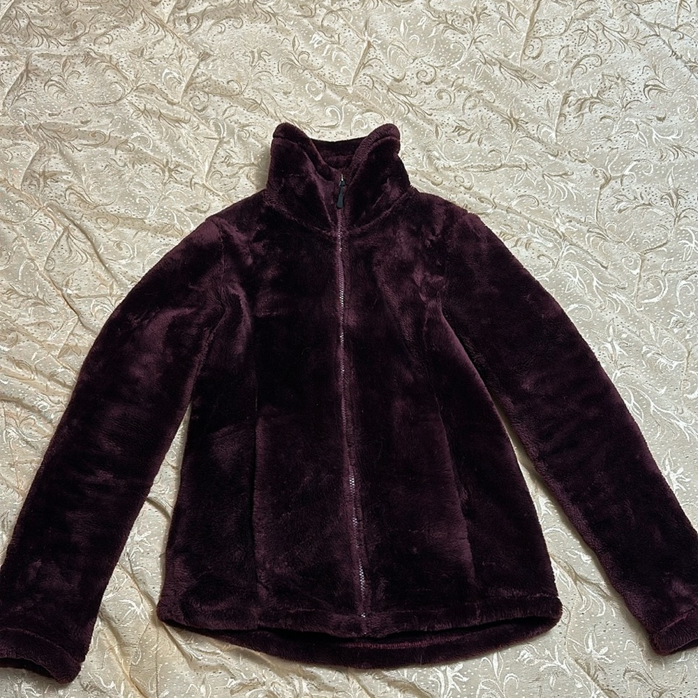 Super Soft Burgundy Ideology Faux Fur Jacket